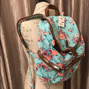 Girls floral backpack